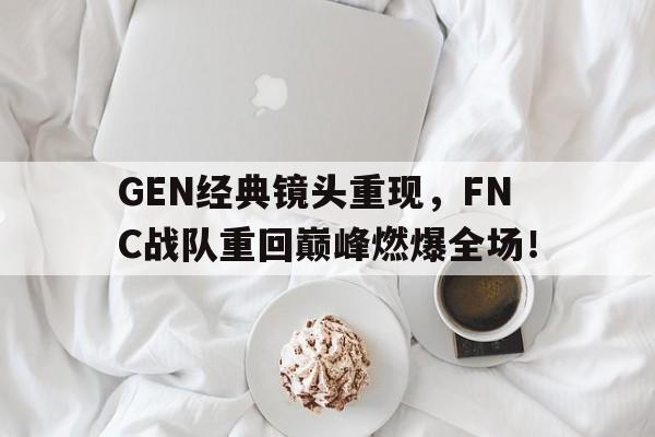 半岛体育APP-GEN经典镜头重现，FNC战队重回巅峰燃爆全场！